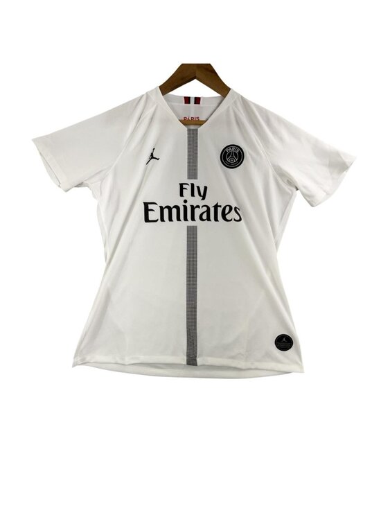 Nike Other - Paris Saint-Germain Jersey Mens Large White Soccer Nike Jordan Fly Emirates